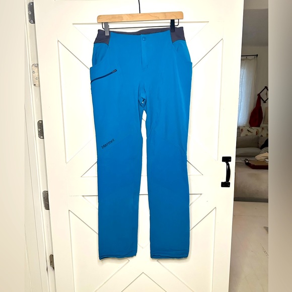 Marmot Pants - Marmot Womens Scrambler Pants Late Night/Dark Steel Size 6